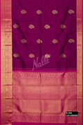 Purple Kanchipuram Silk Saree