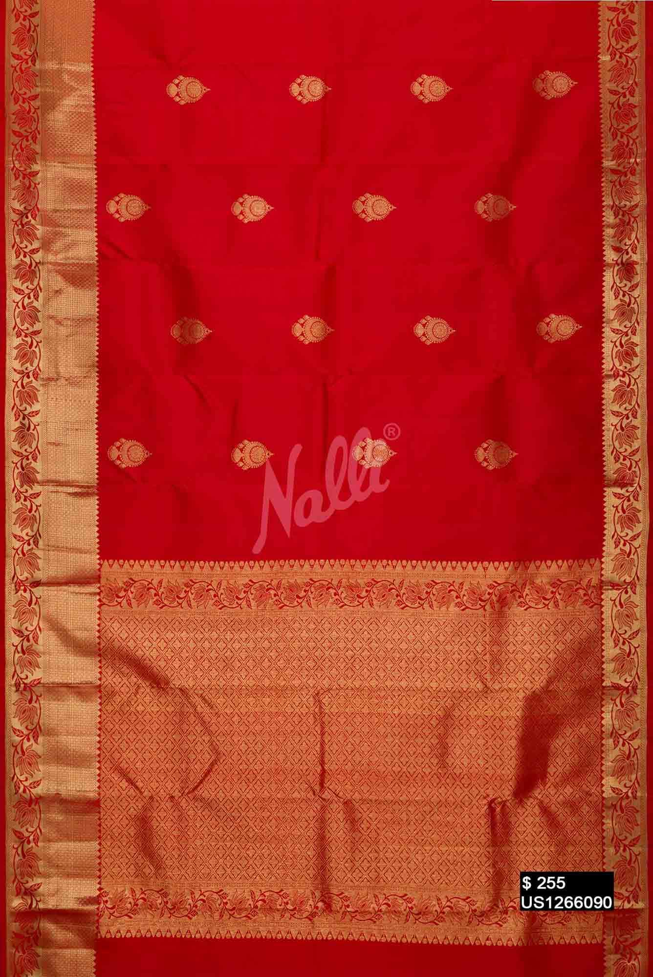 Red Kanchipuram Silk Saree