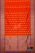 Orange Kanchipuram Silk Saree