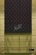 Black Kanchipuram Silk Saree