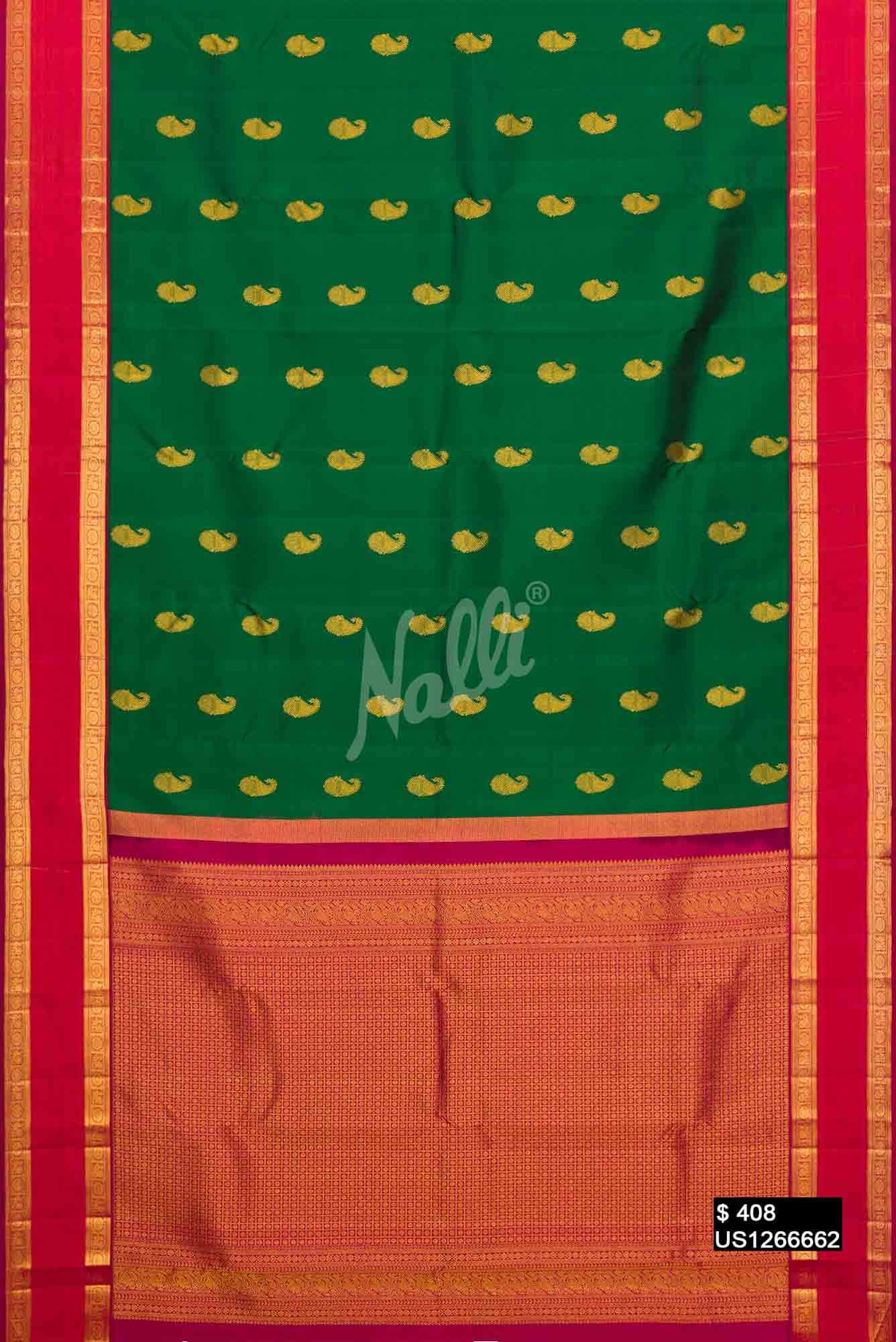Green Kanchipuram Silk Saree