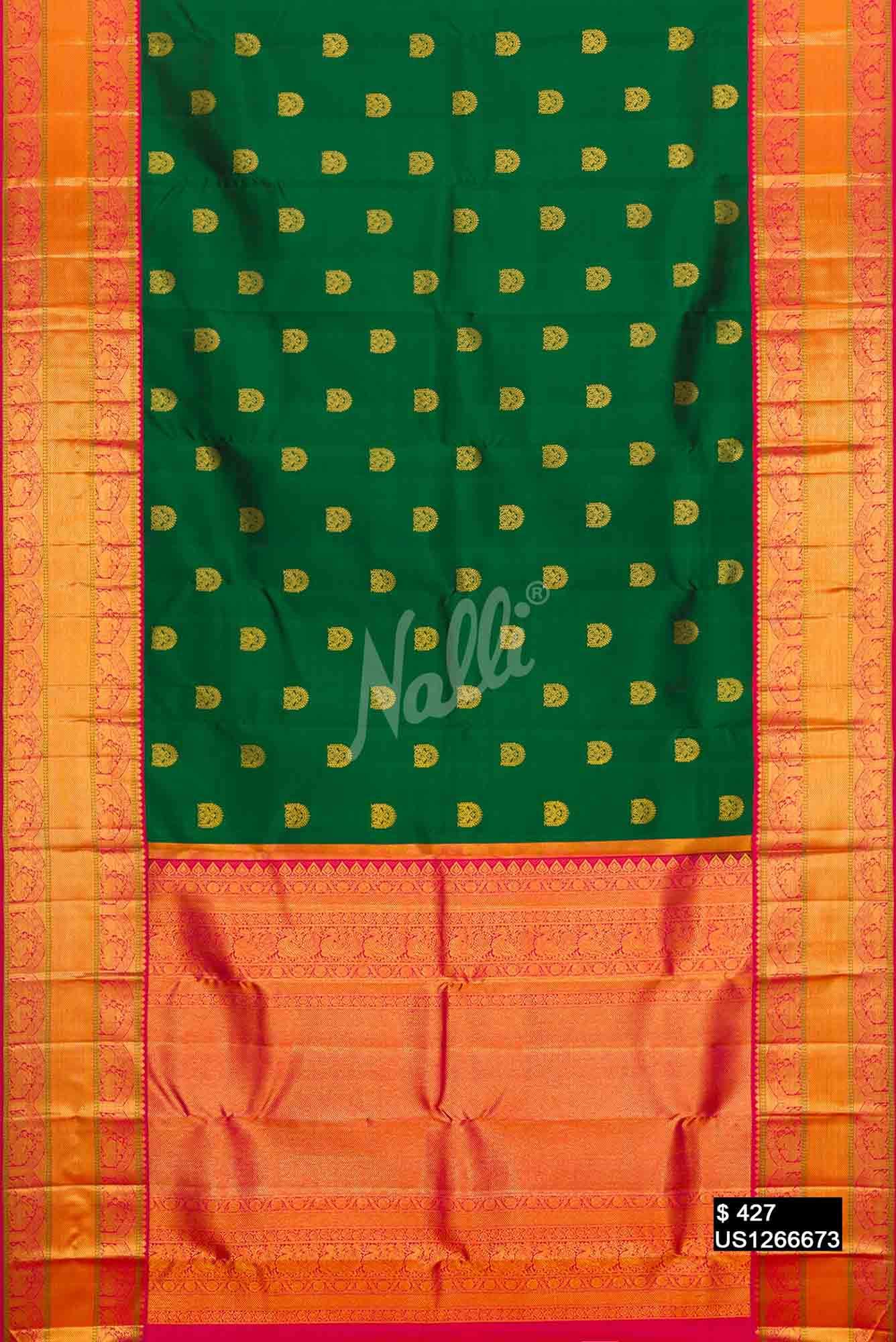 Green Kanchipuram Silk Saree