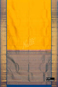 Yellow Kanchipuram Silk Saree