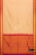 Sandal Kanchipuram Silk Saree