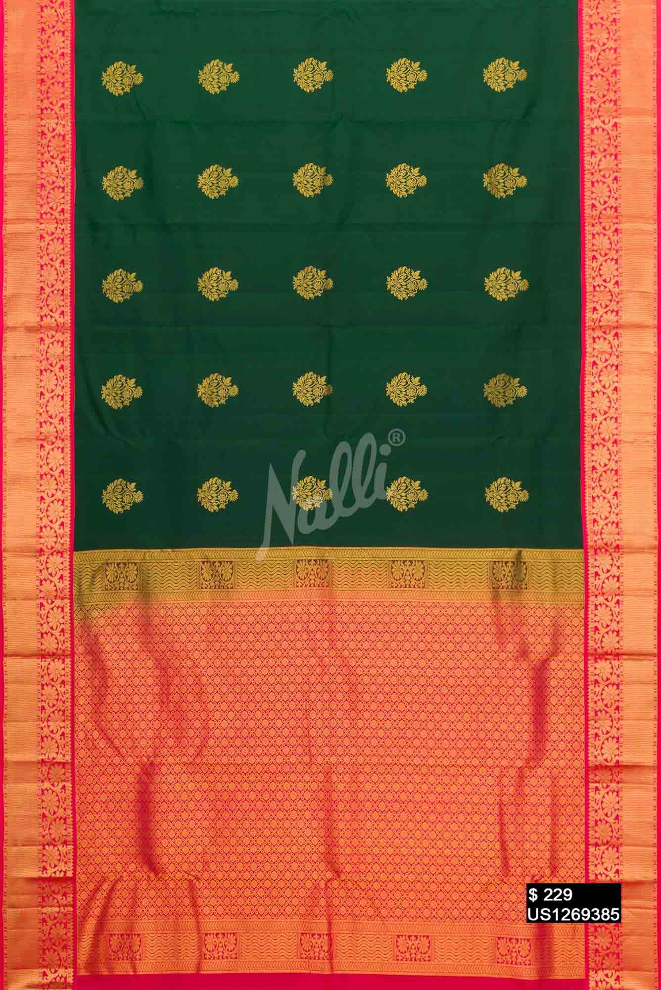 Green Kanchipuram Silk Saree