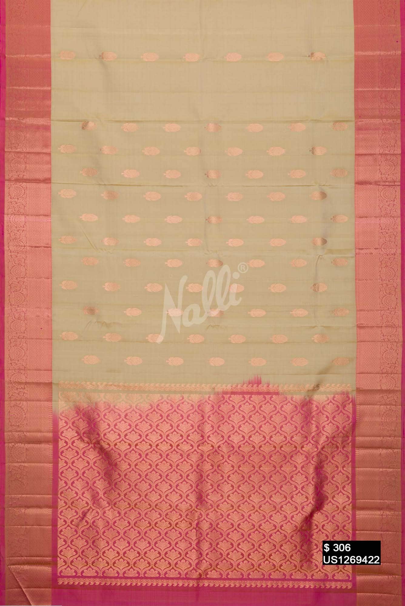 Caramel Kanchipuram Silk Saree