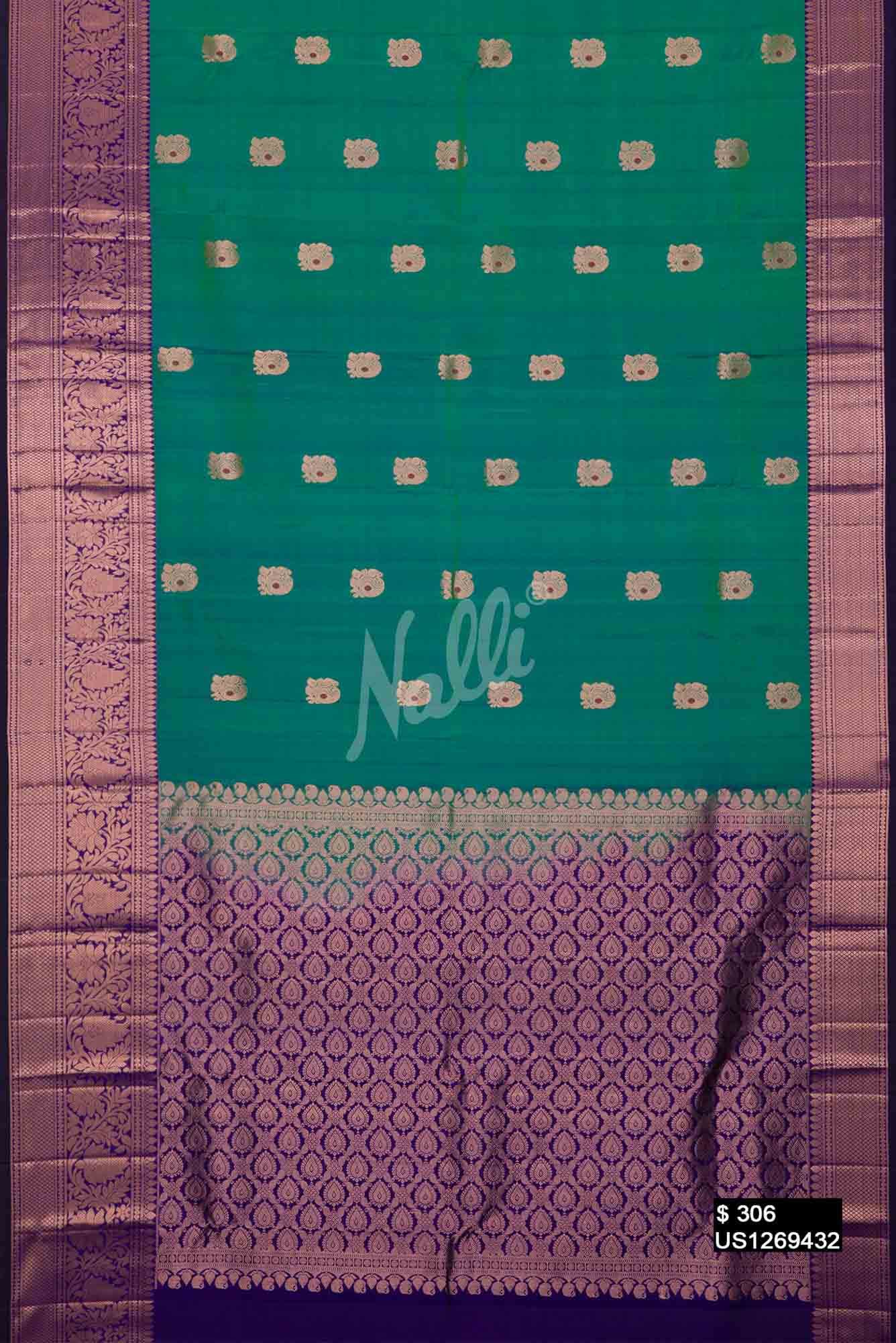 Green Kanchipuram Silk Saree