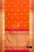 Mustard Kanchipuram Silk Saree