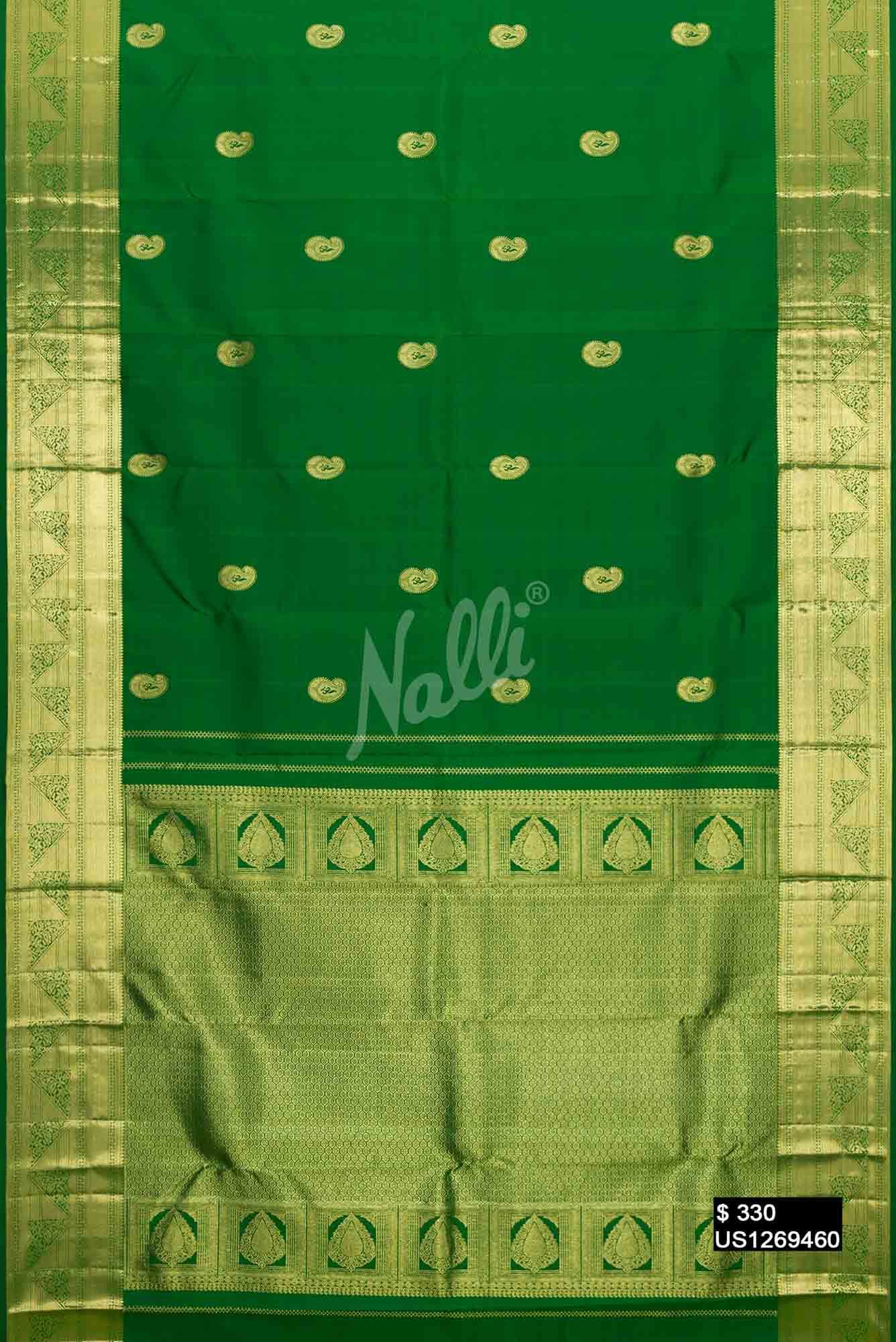 Green Kanchipuram Silk Saree