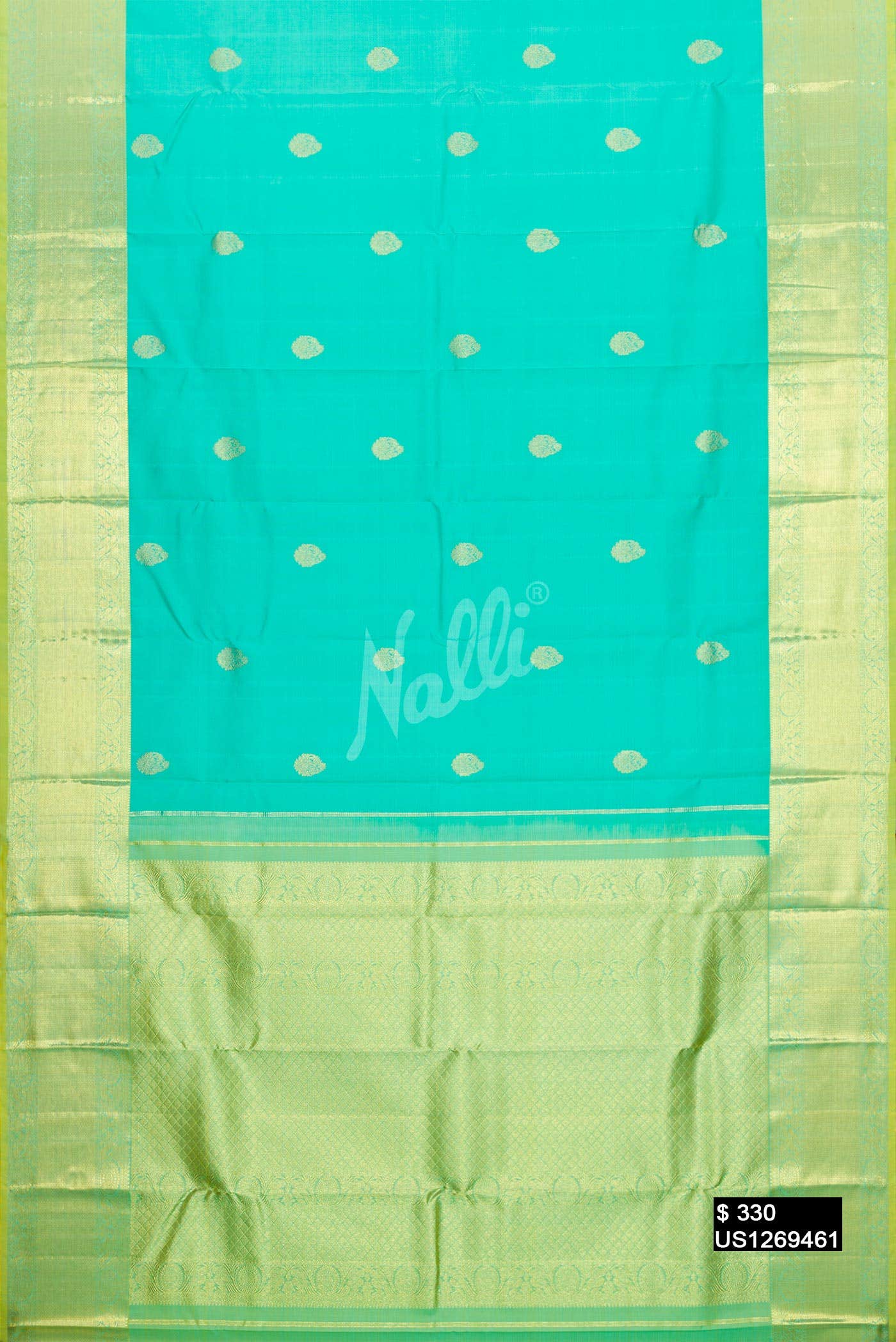 Blue Kanchipuram Silk Saree