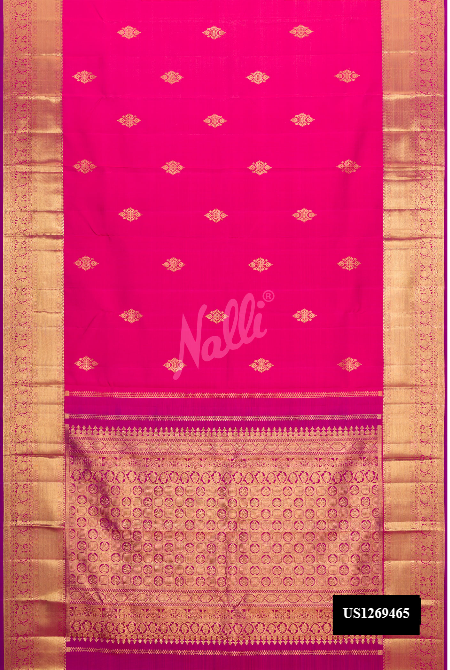 Pink Kanchipuram Silk Saree