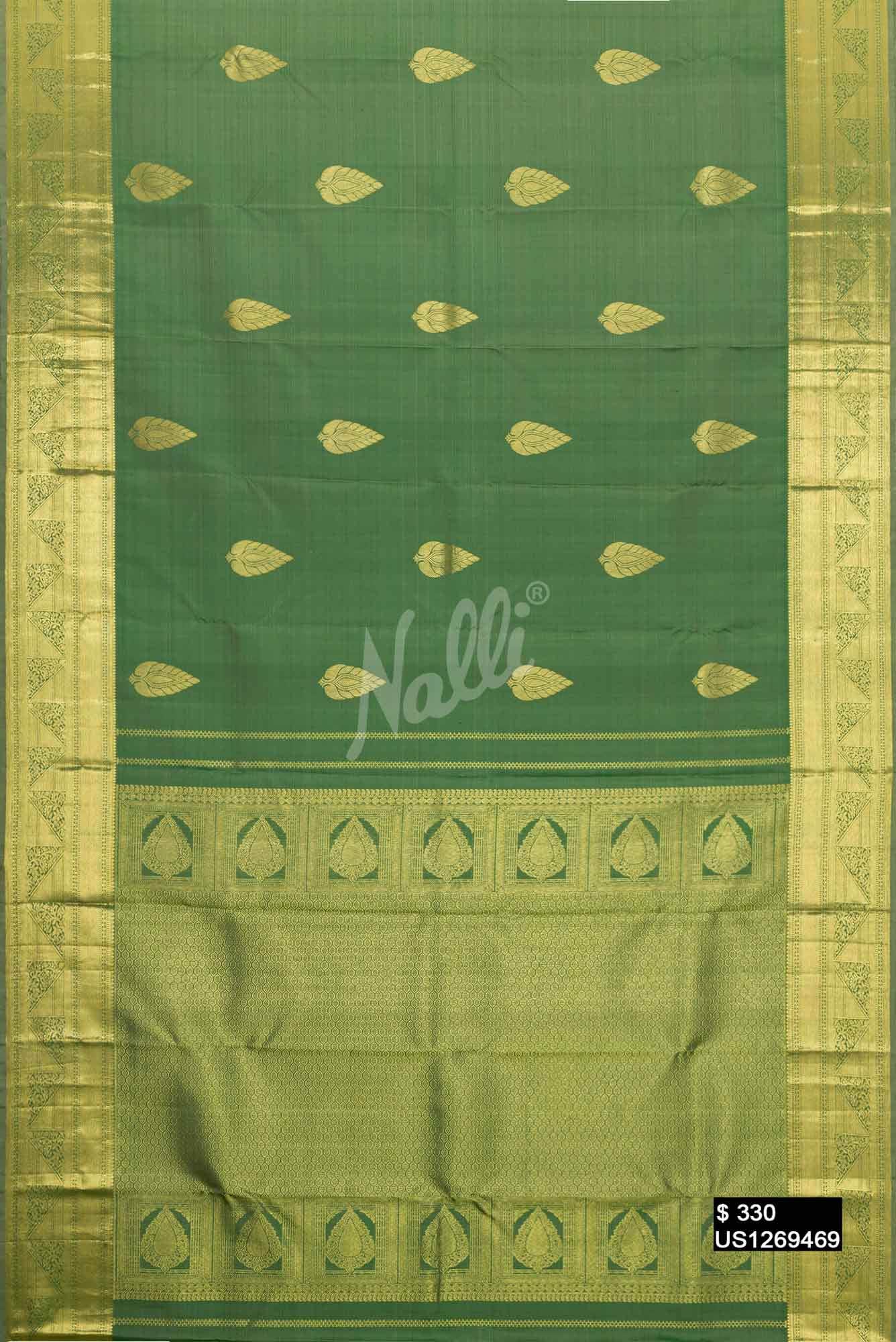 Green Kanchipuram Silk Saree