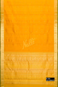 Mustard Kanchipuram Silk Saree