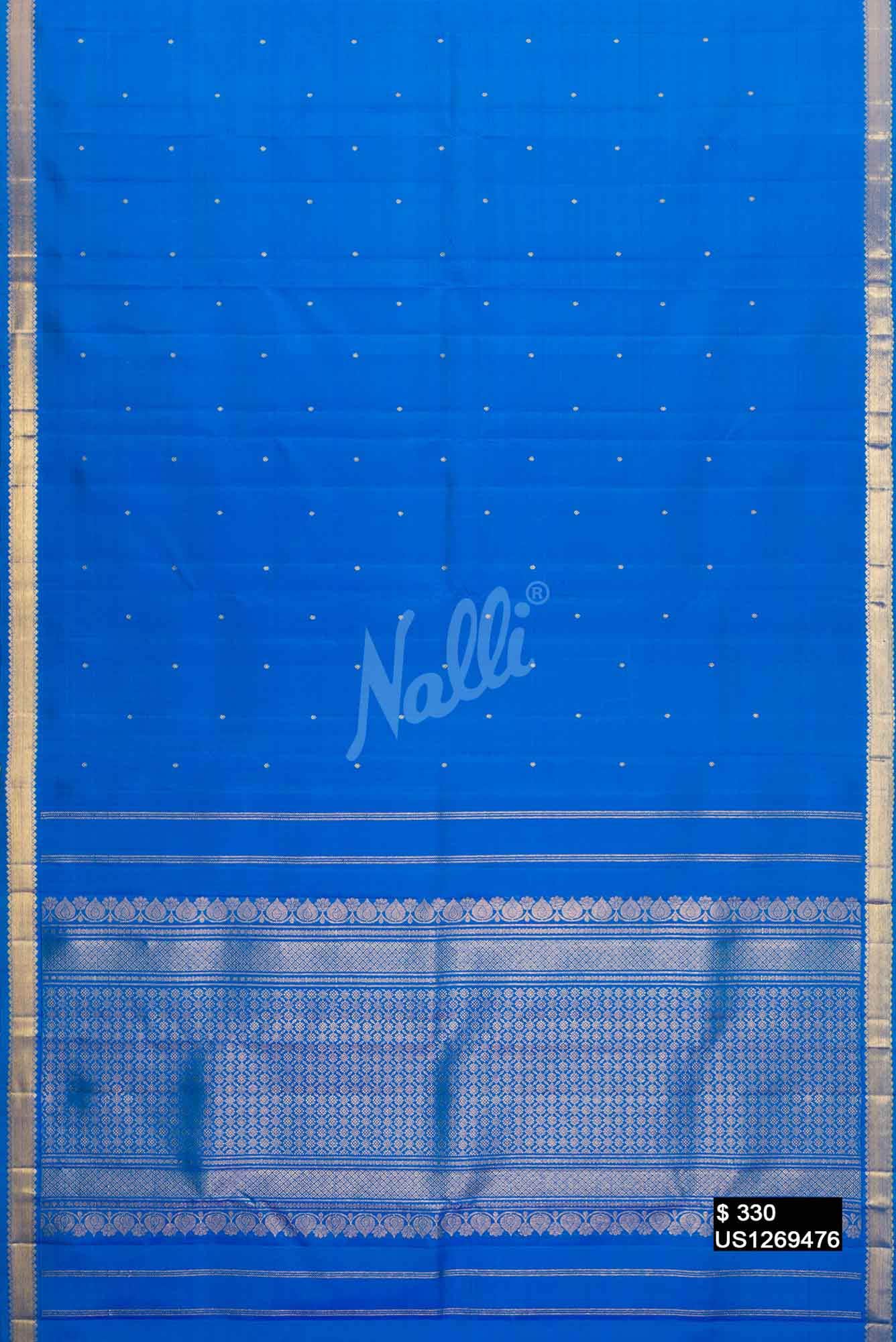Royal Blue Kanchipuram Silk Saree