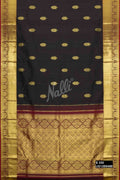 Black Kanchipuram Silk Saree