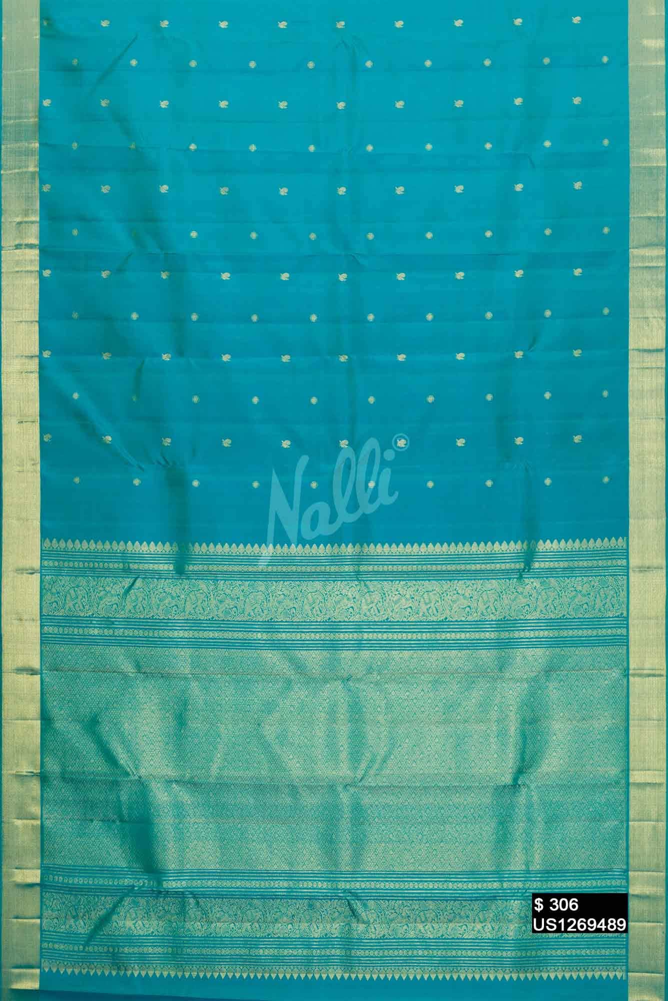 Green Kanchipuram Silk Saree