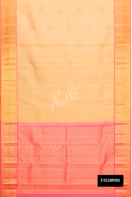 Sandal Kanchipuram Silk Saree