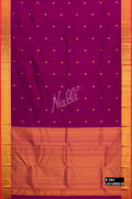 Purple Kanchipuram Silk Saree
