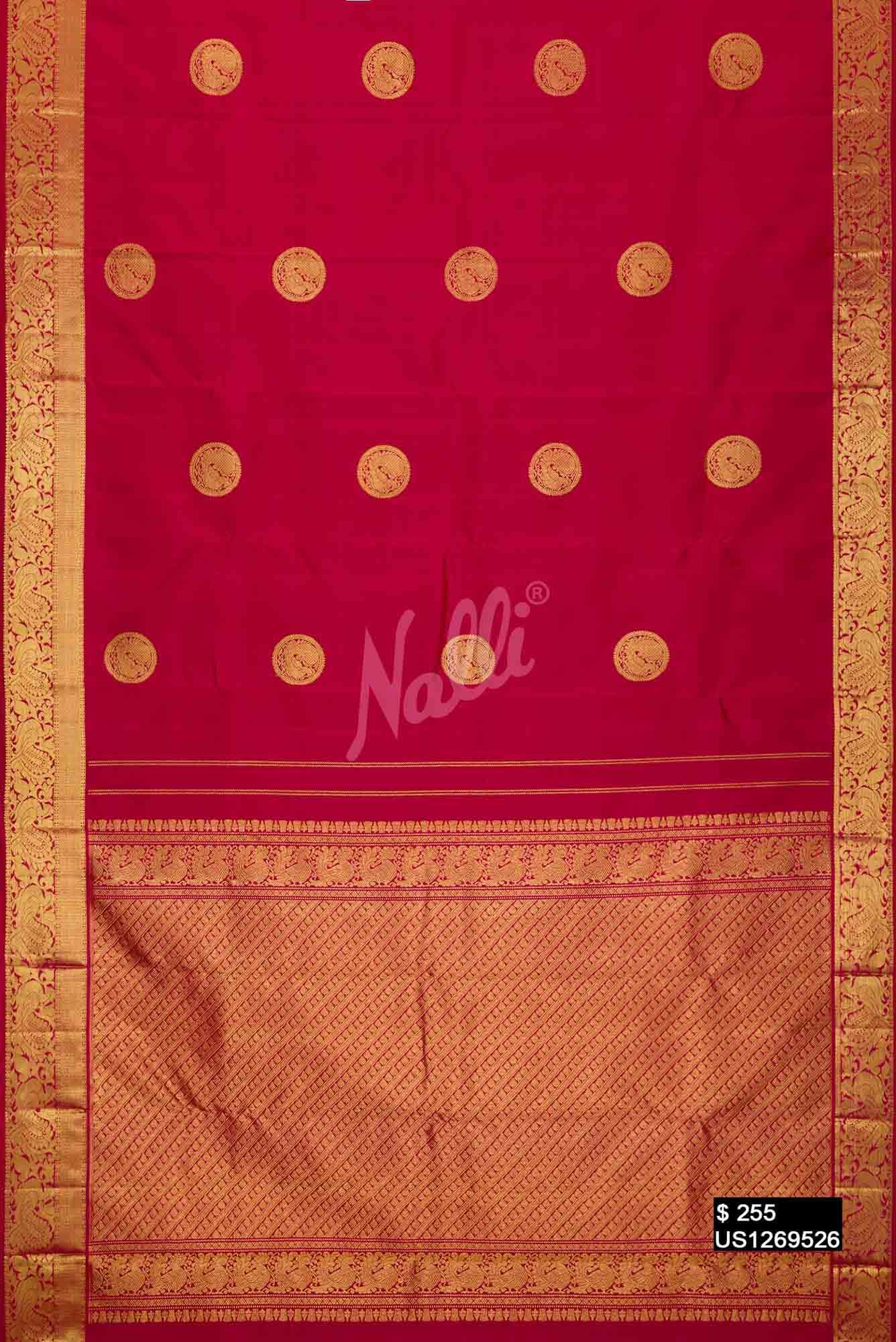 Imperial Pink Kanchipuram Silk Saree