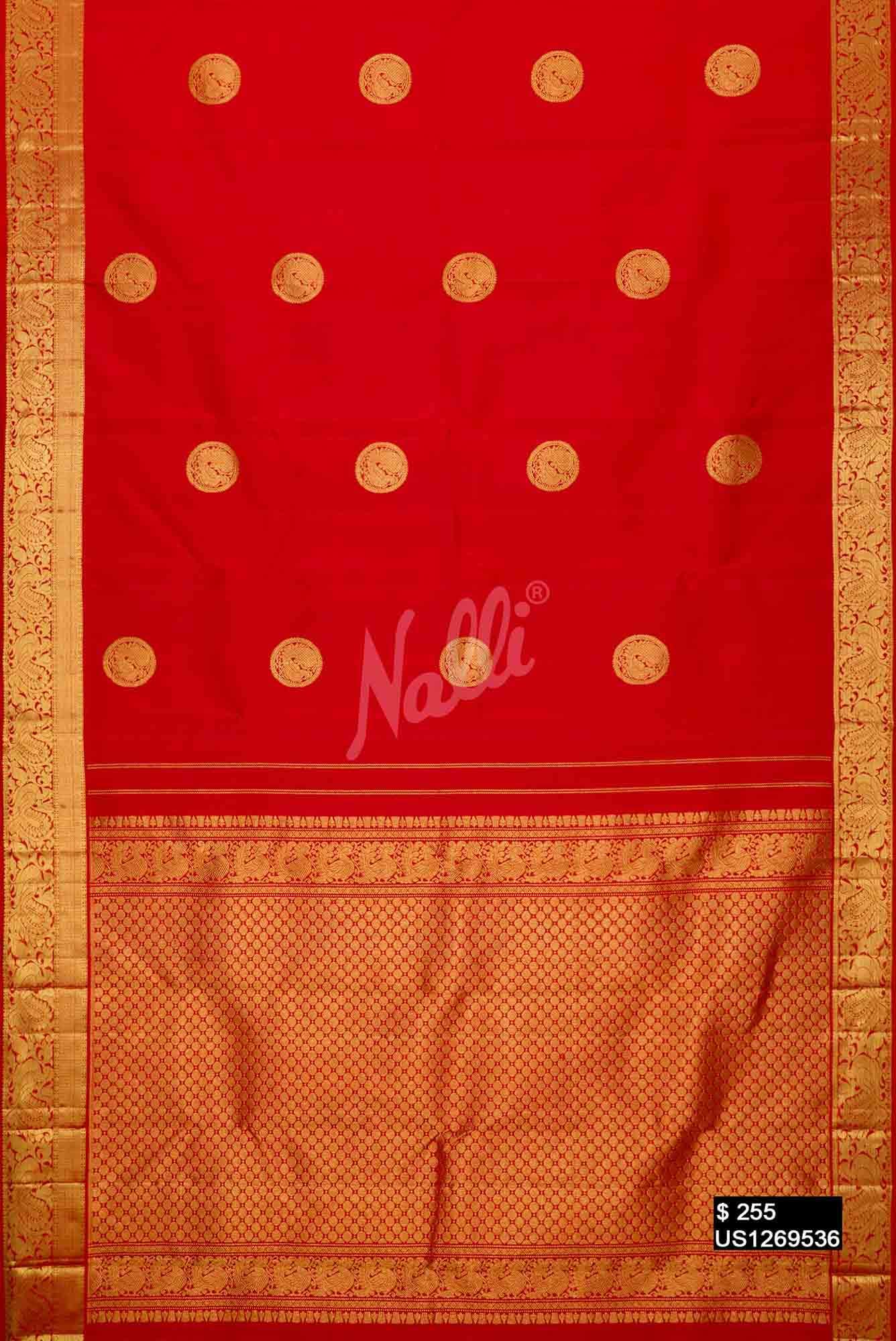 Red Kanchipuram Silk Saree