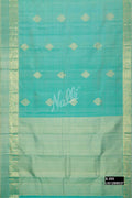 Blue Kanchipuram Silk Saree