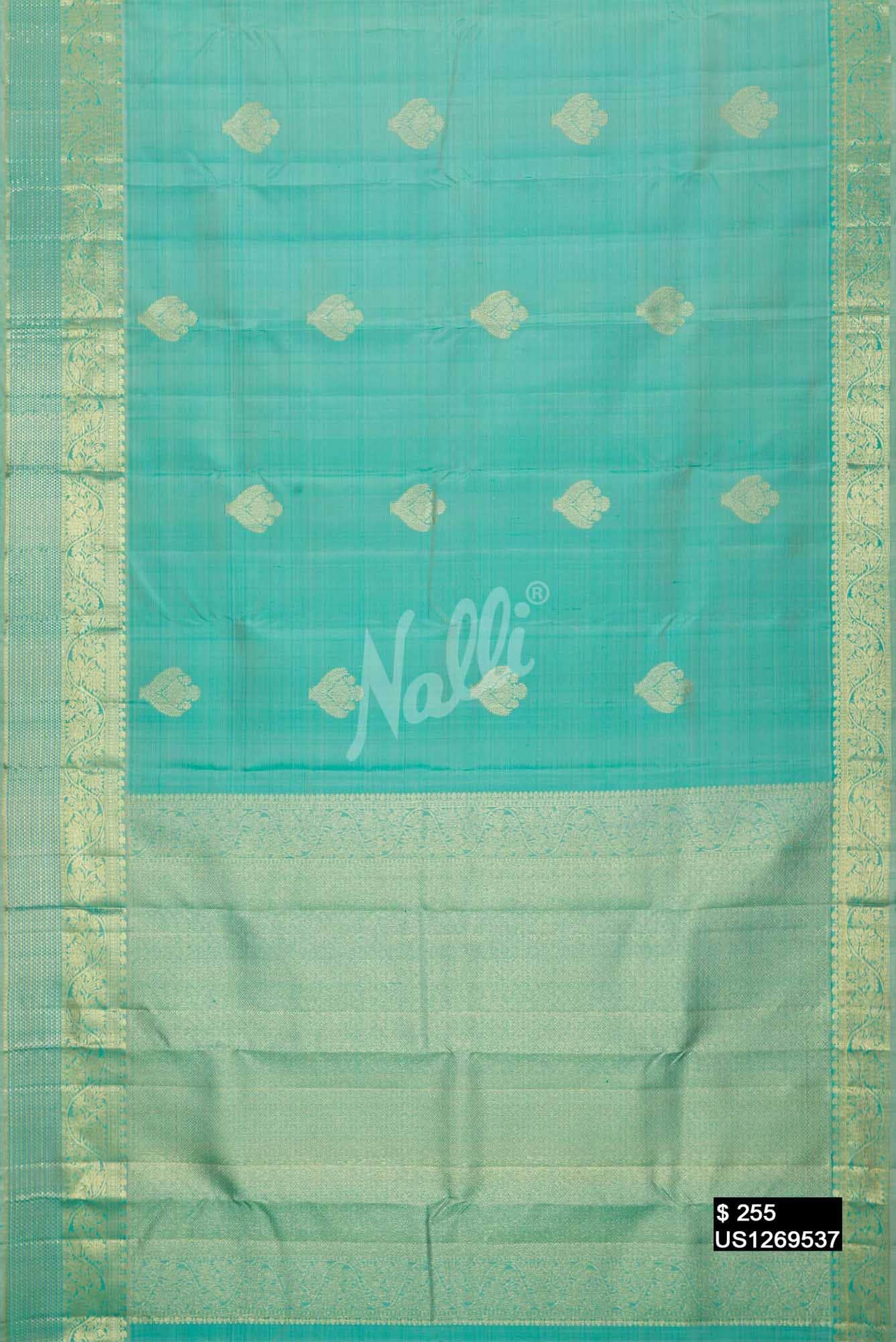 Blue Kanchipuram Silk Saree