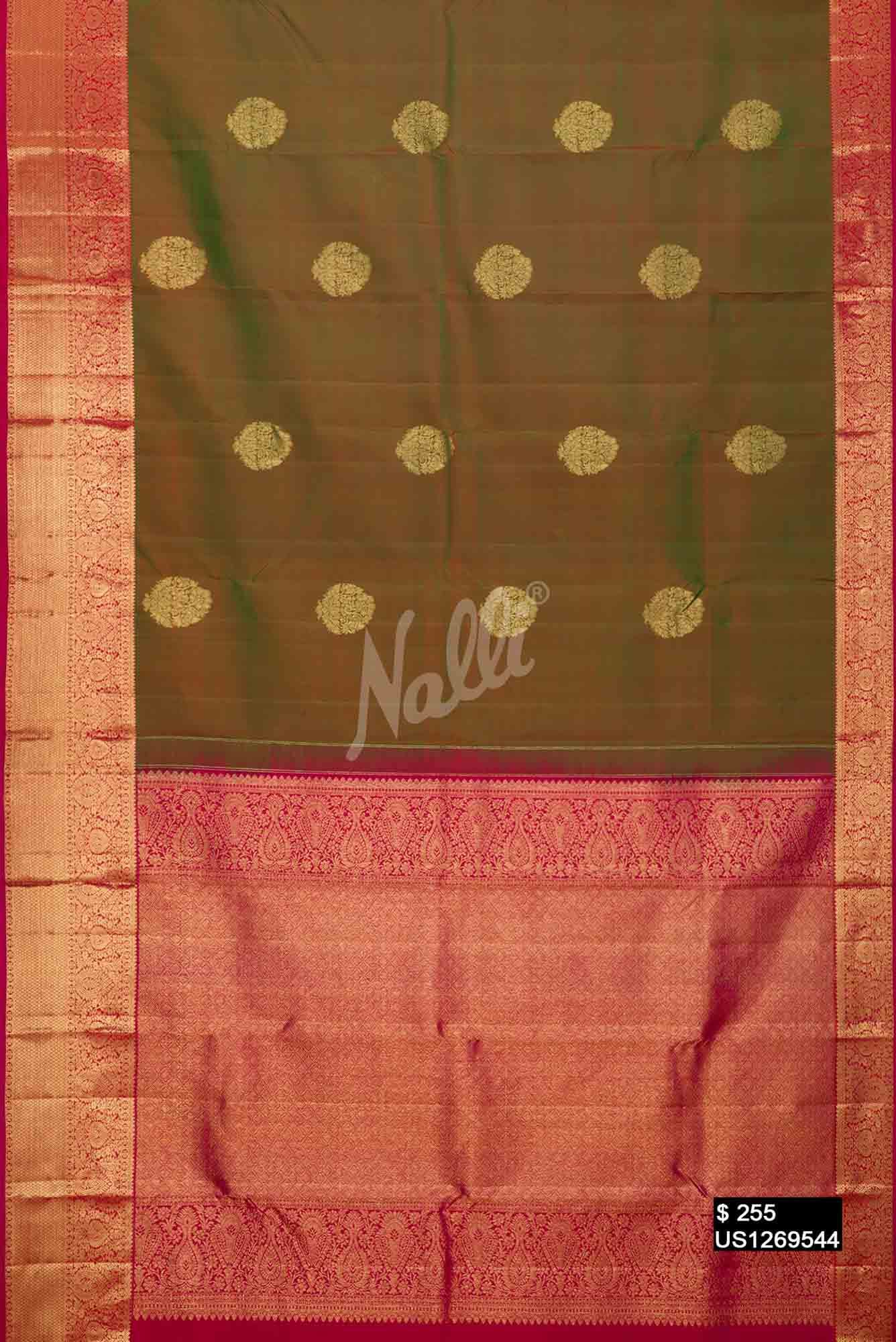 Green Kanchipuram Silk Saree