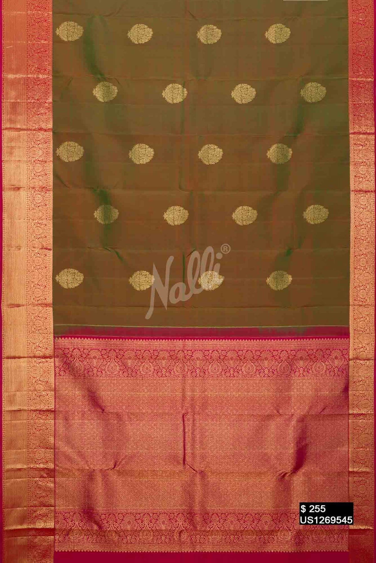 Green Kanchipuram Silk Saree