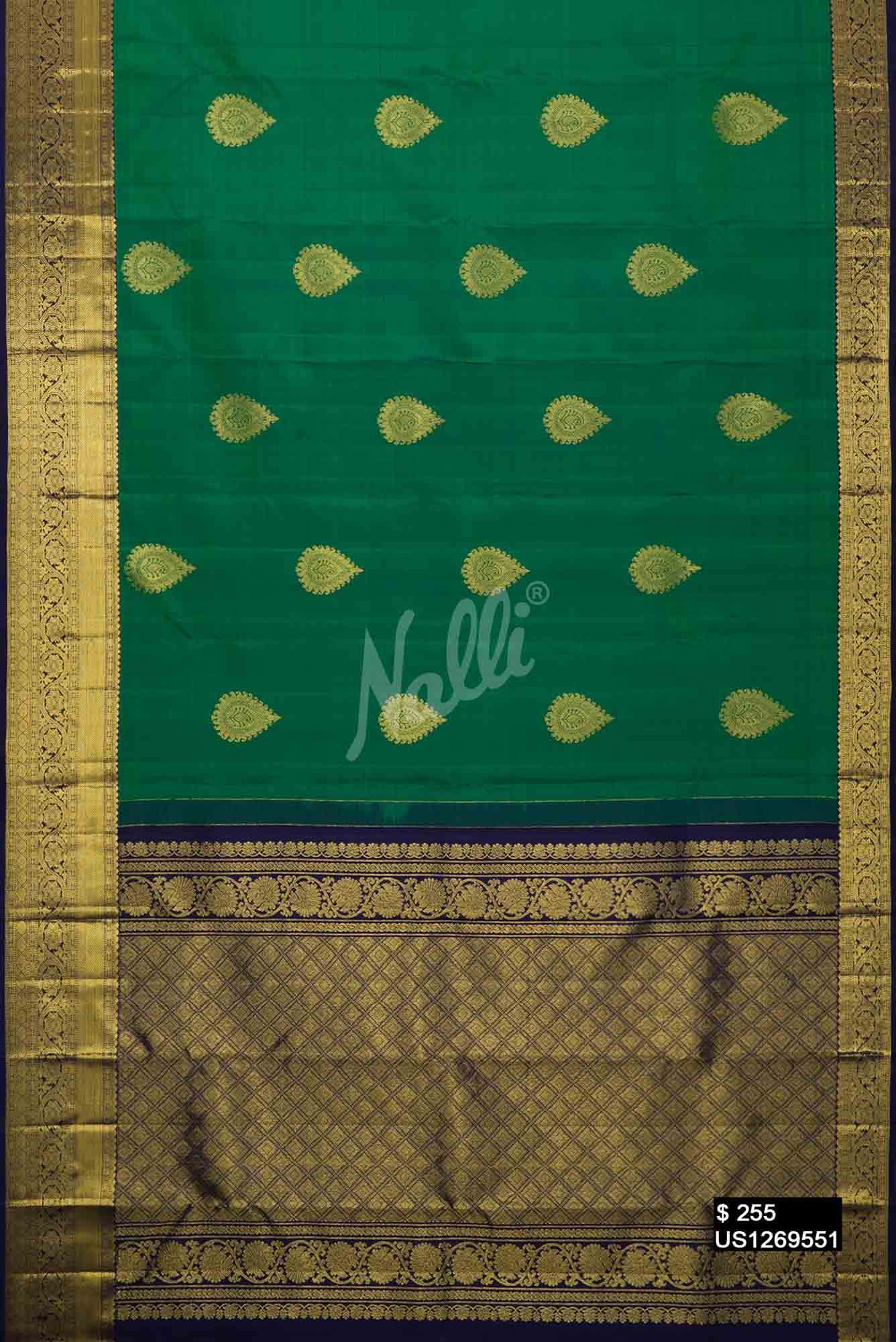 Green Kanchipuram Silk Saree