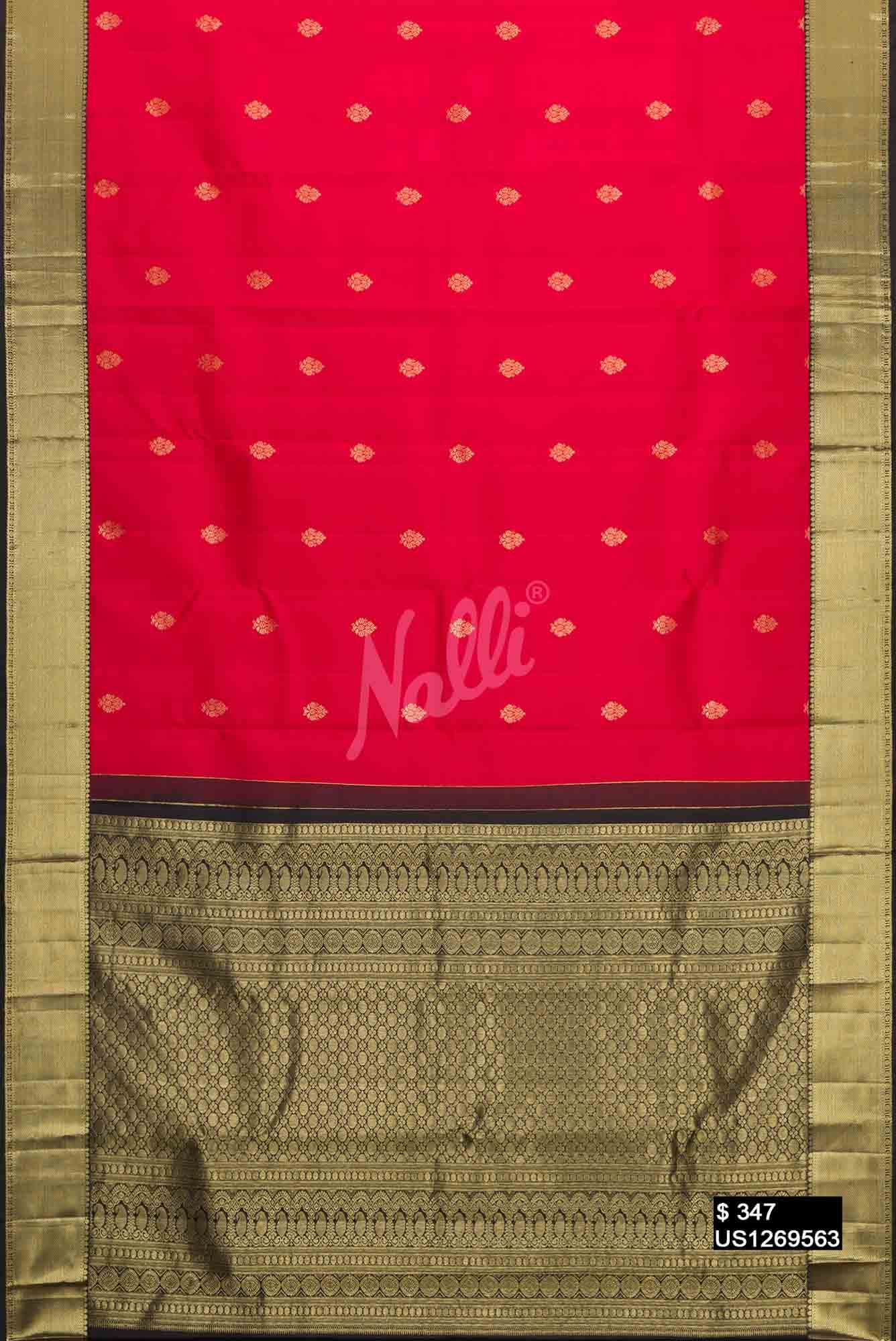 Red Kanchipuram Silk Saree