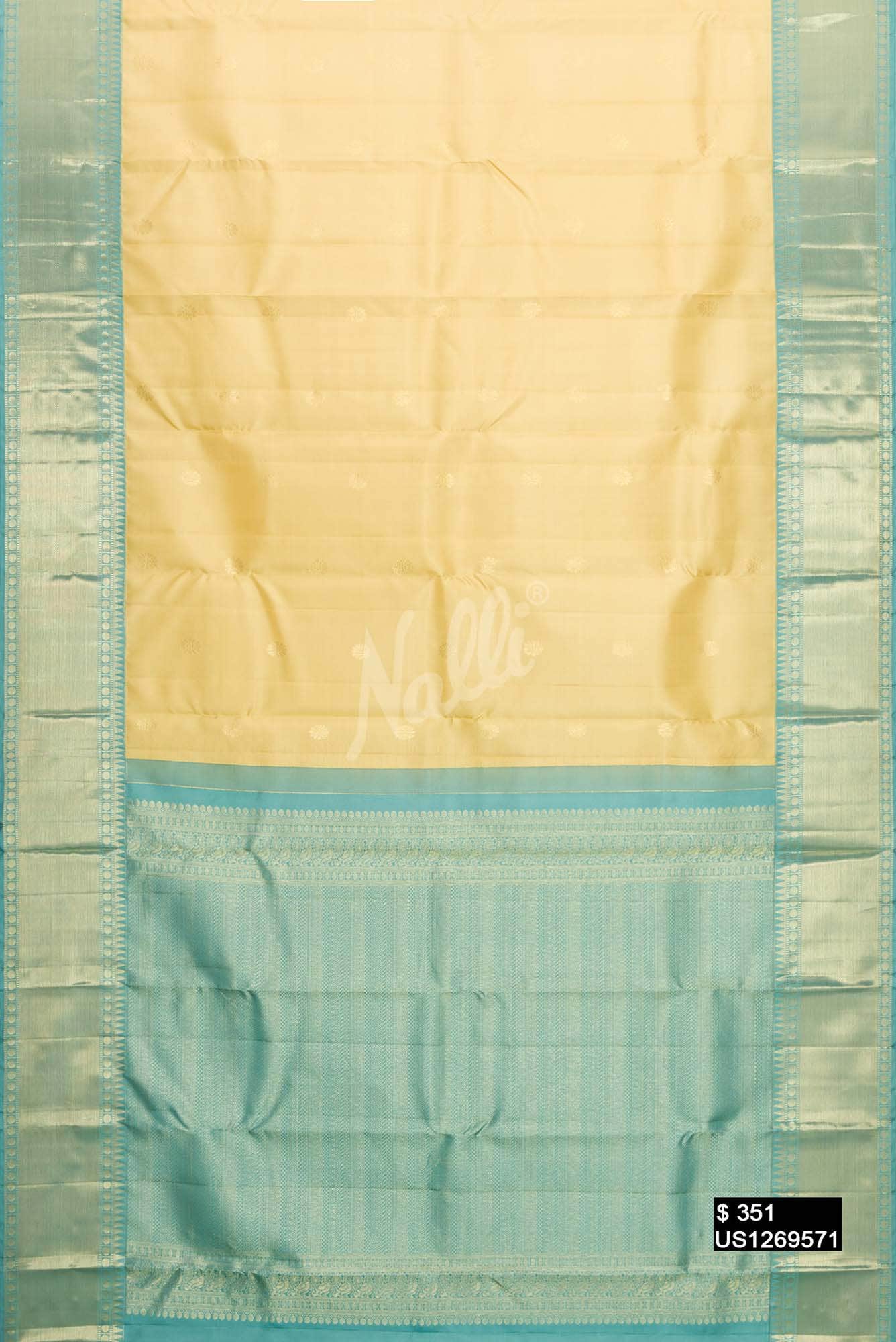 Sandal Kanchipuram Silk Saree