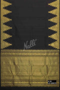 Black Kanchipuram Silk Saree