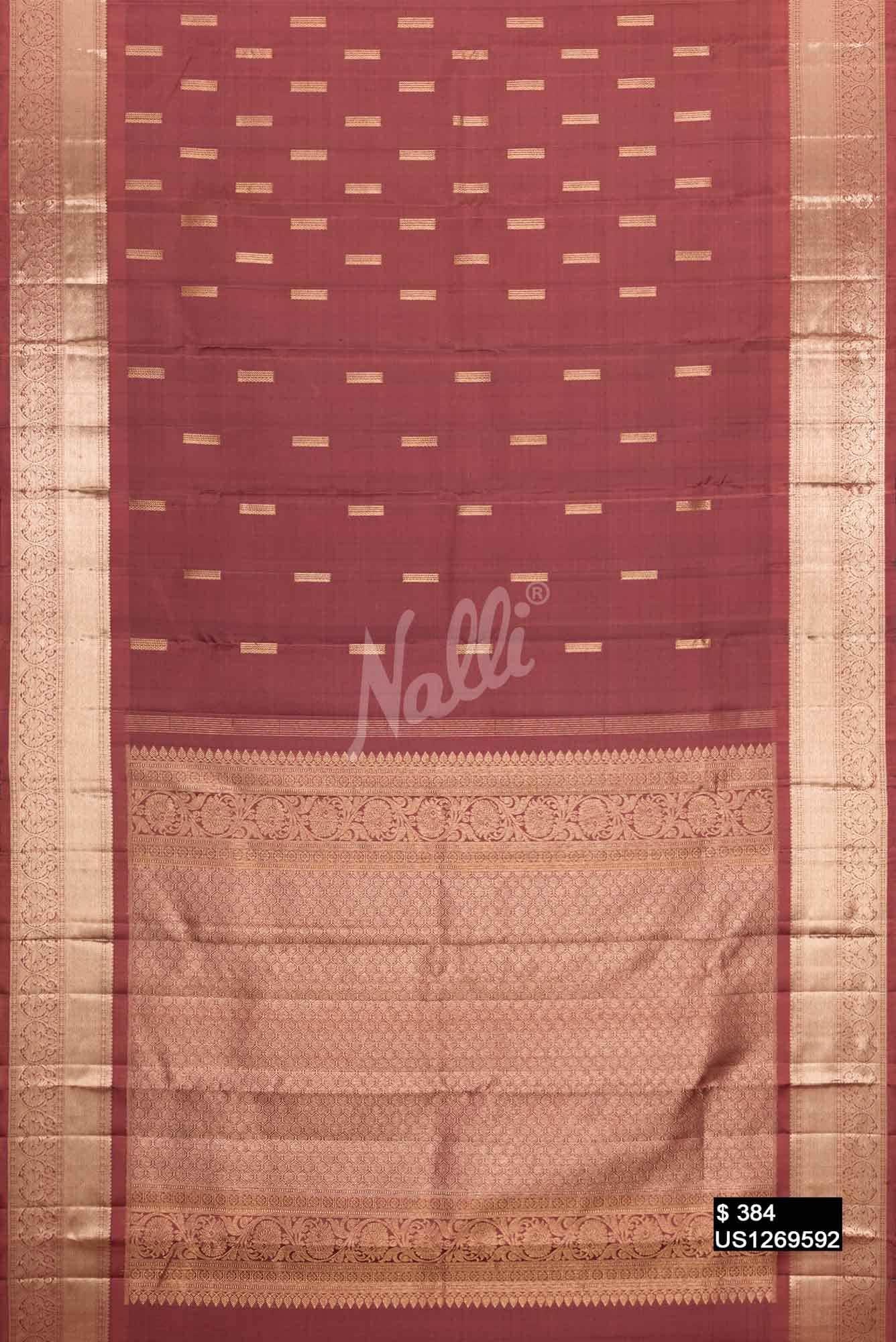 Bronze Kanchipuram Silk Saree