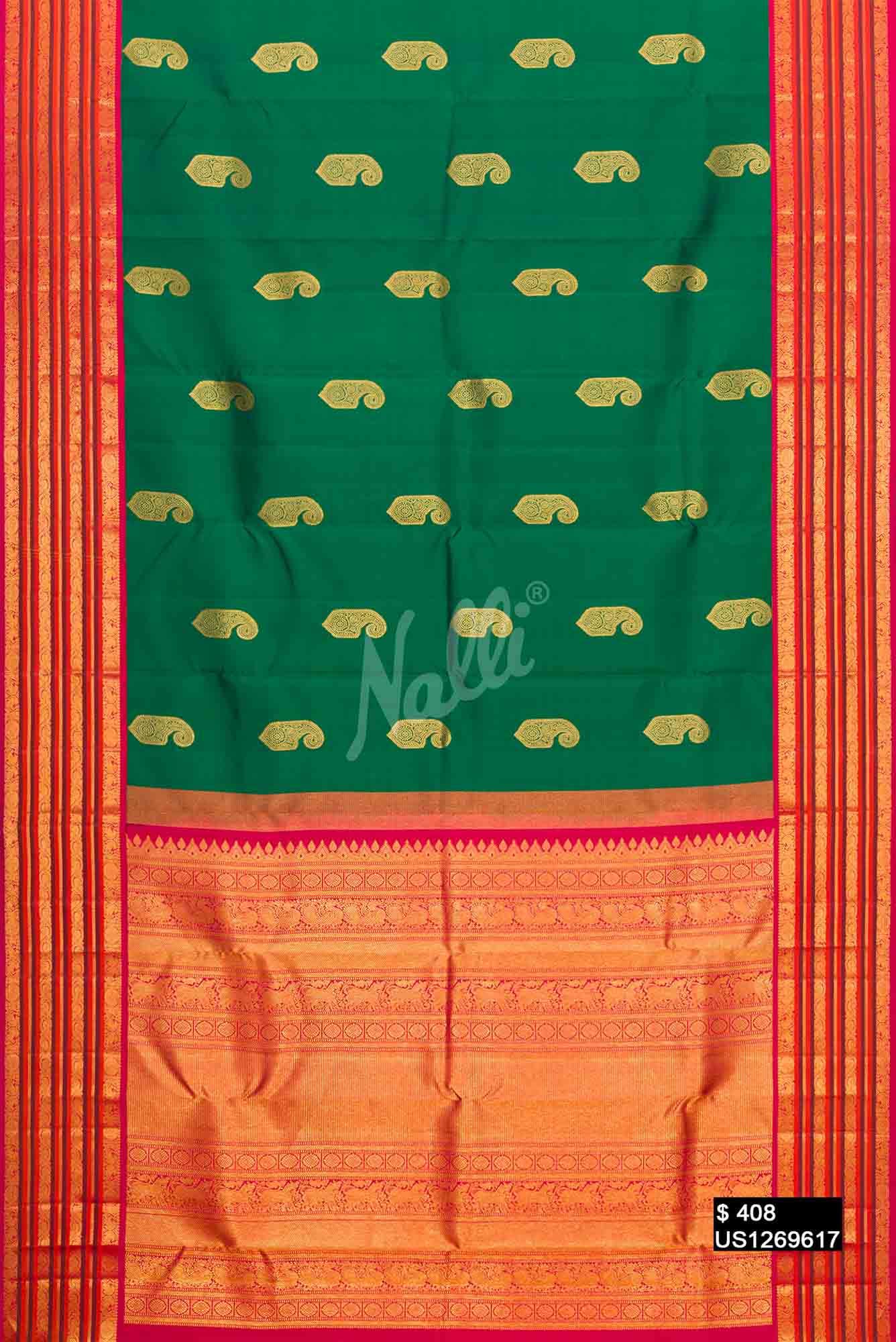 Green Kanchipuram Silk Saree