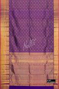 Violet Kanchipuram Silk Saree
