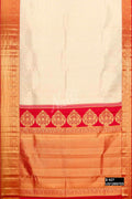 Sandal Kanchipuram Silk Saree