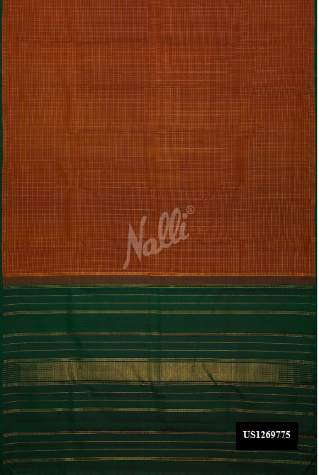 Bronze Kanchipuram Silk Saree
