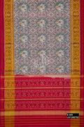 Grey Rajkot Patola Silk Saree