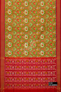 Green Rajkot Patola Silk Saree