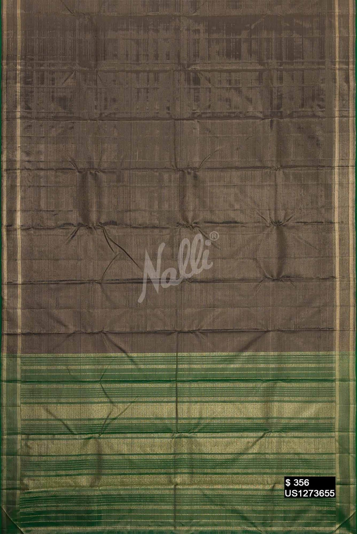 Black Kanchipuram Silk Saree