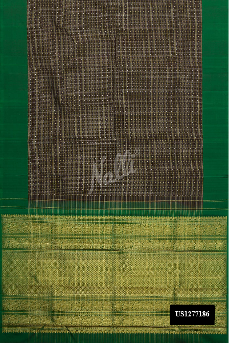 Black Kanchipuram Silk Saree