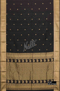 Black Kanchipuram Silk Saree