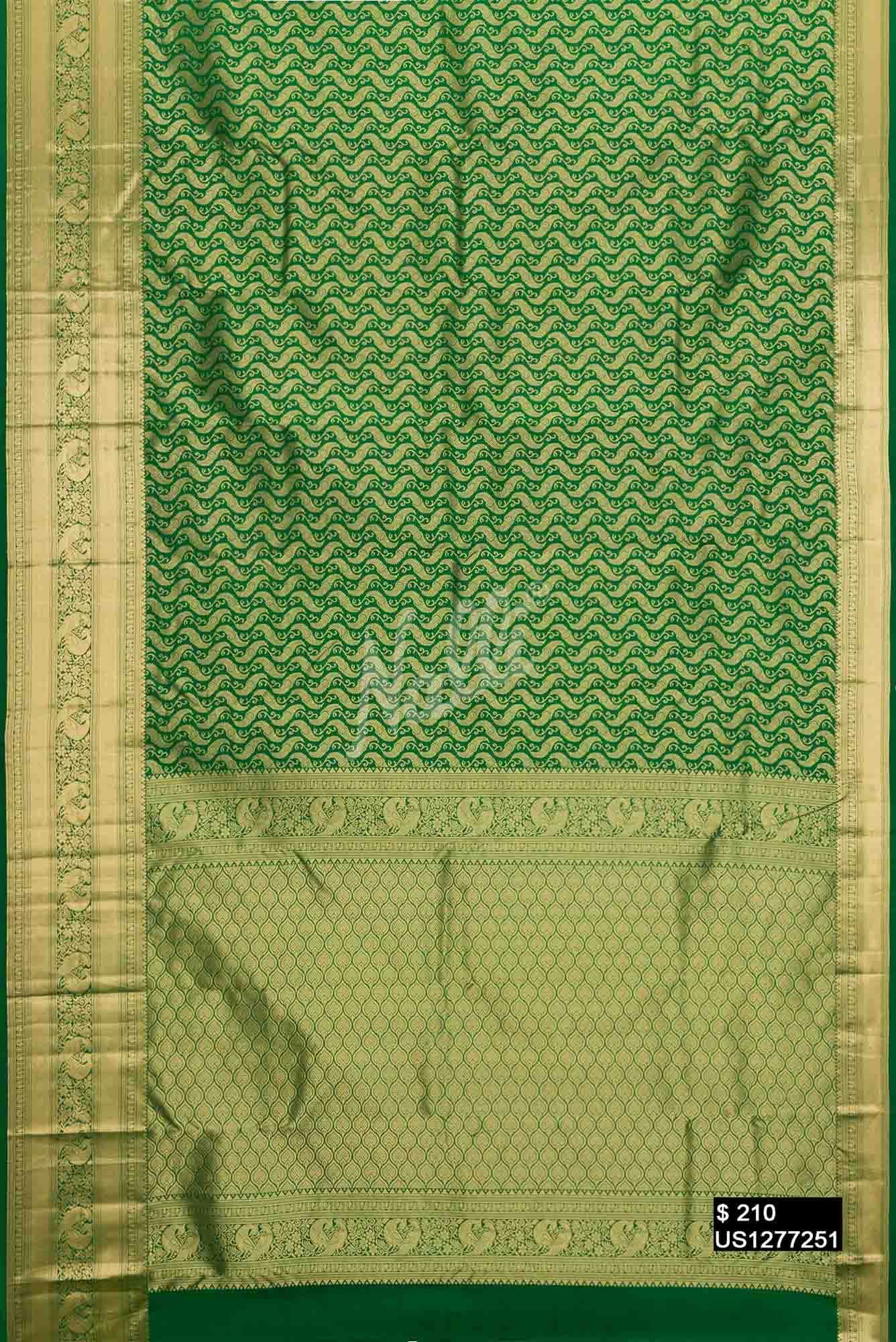 Green Kanchipuram Silk Saree