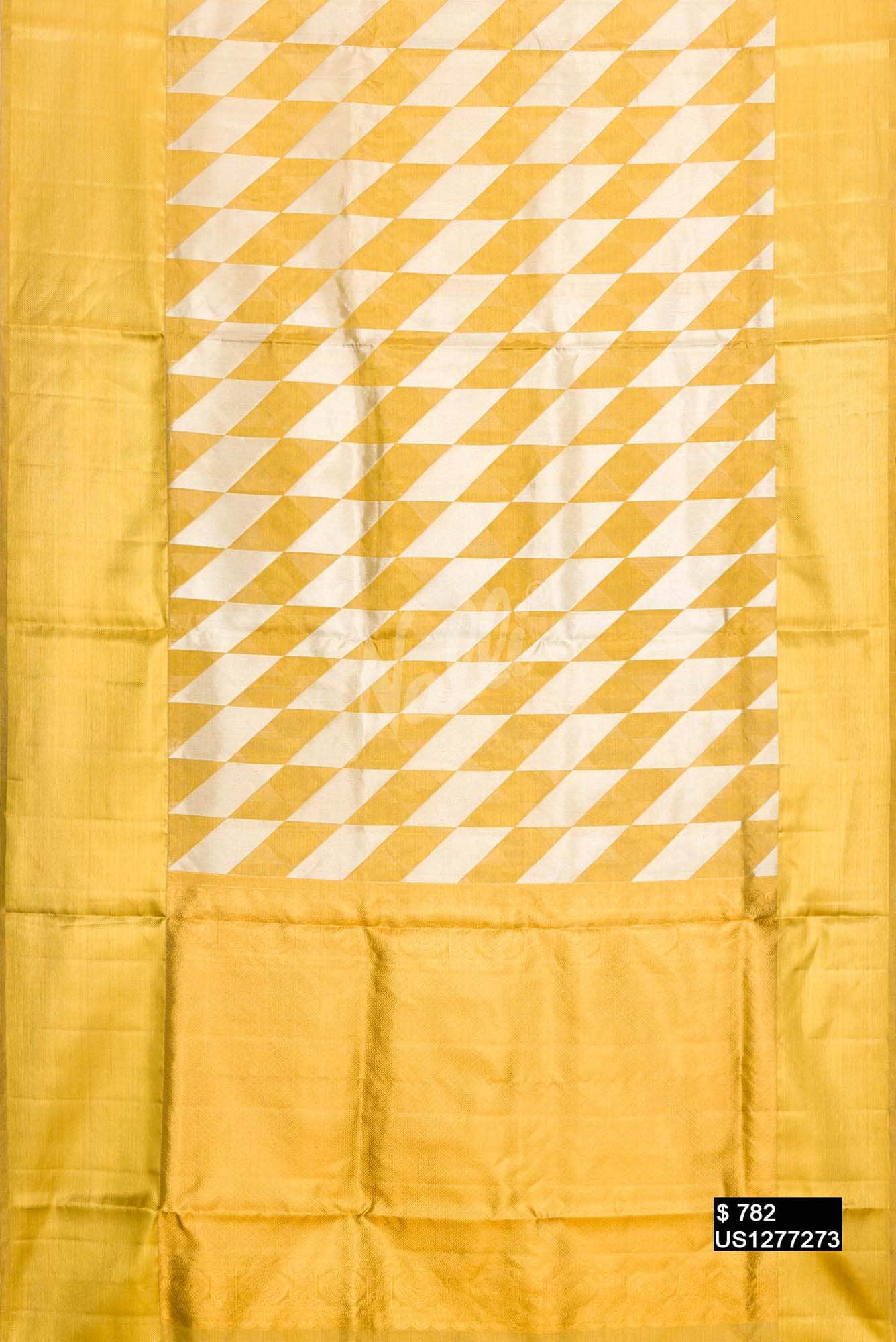 Gold Kanchipuram Tissue Silk Saree