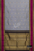 Grey Kanchipuram Silk Saree
