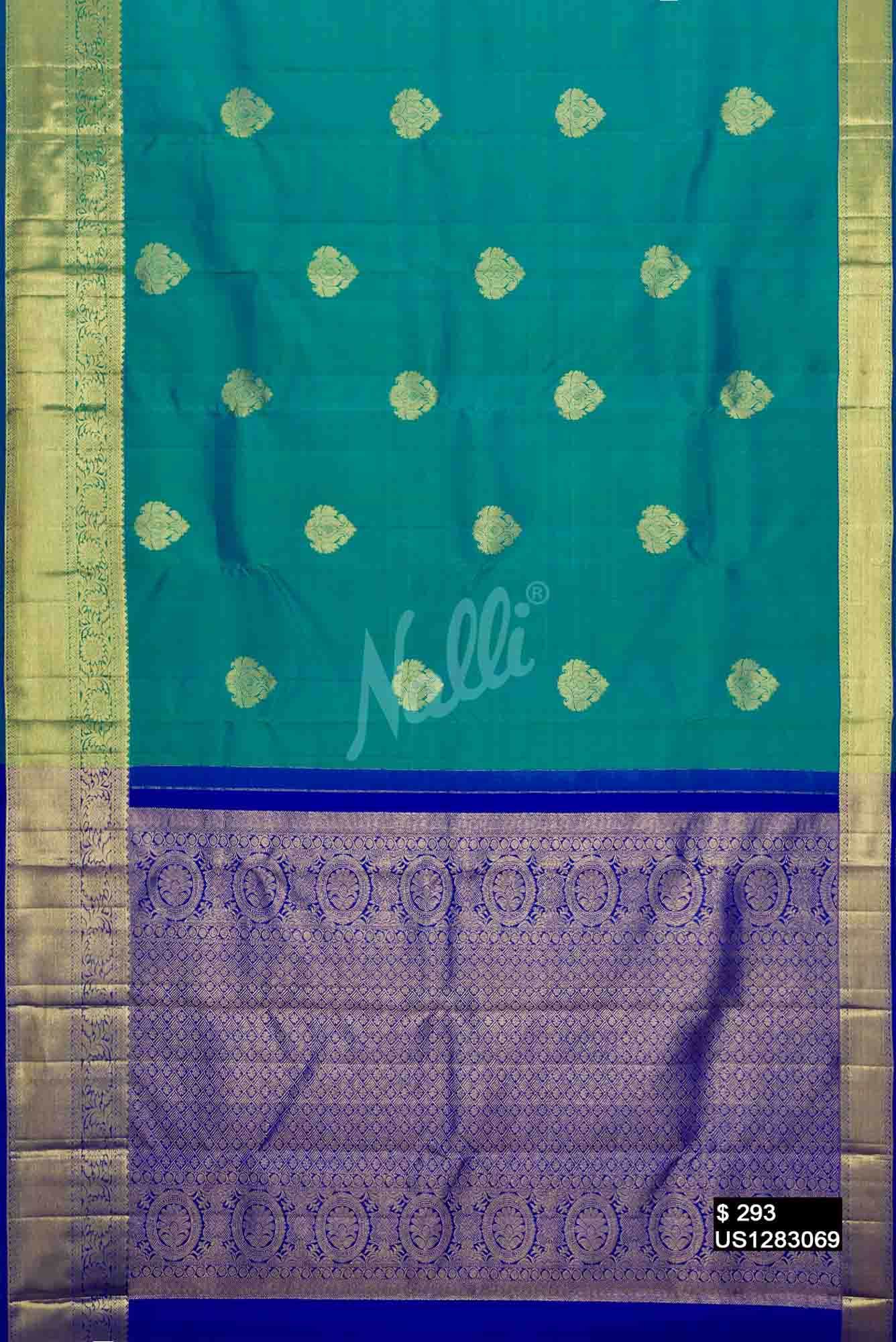 Green Kanchipuram Silk Saree