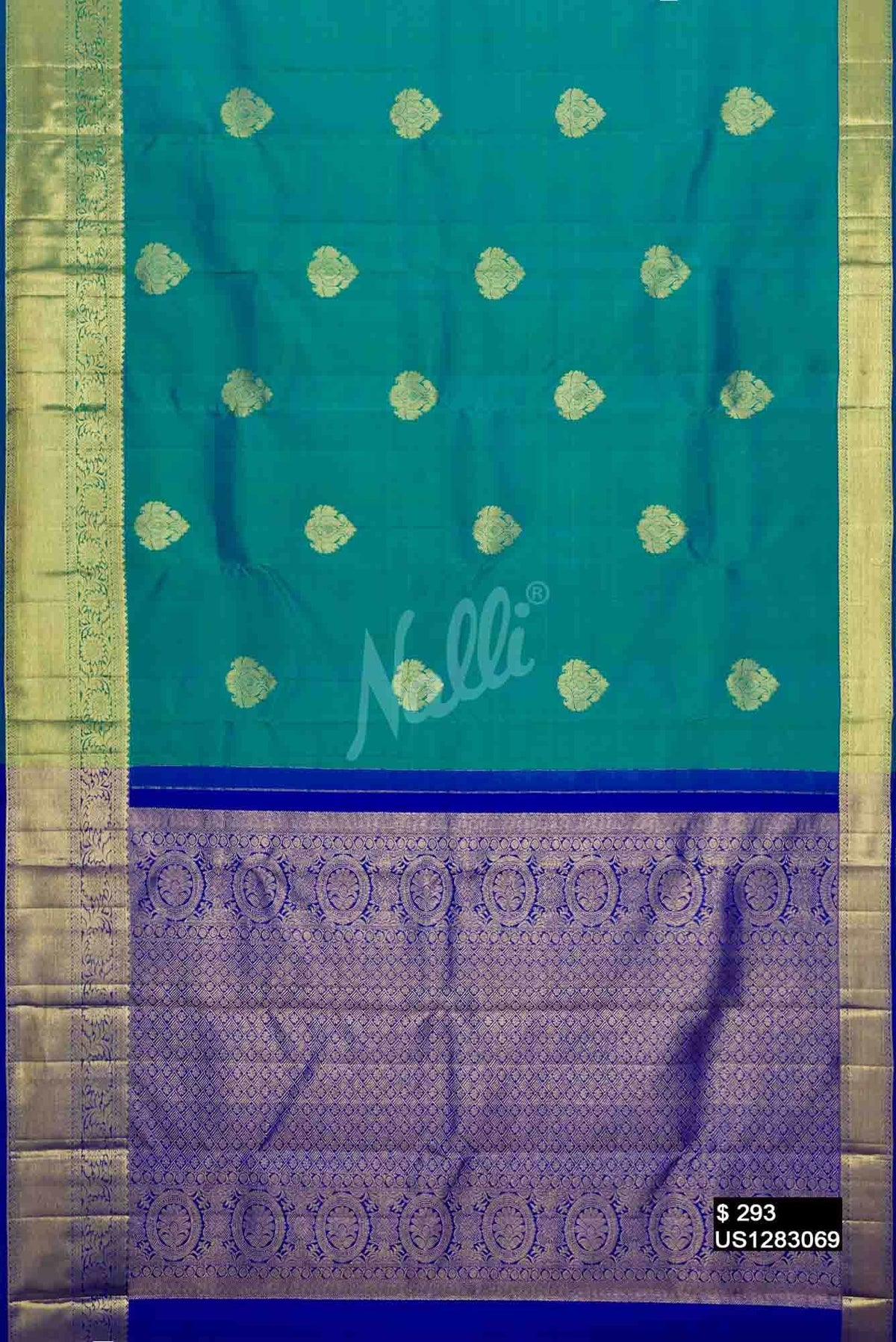 Green Kanchipuram Silk Saree