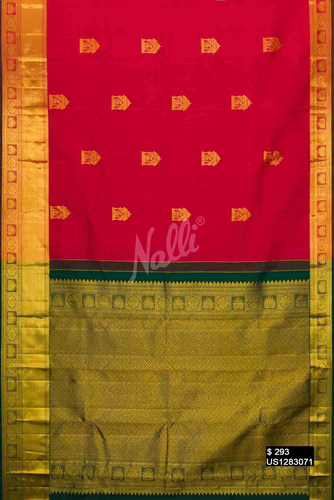 Red Kanchipuram Silk Saree