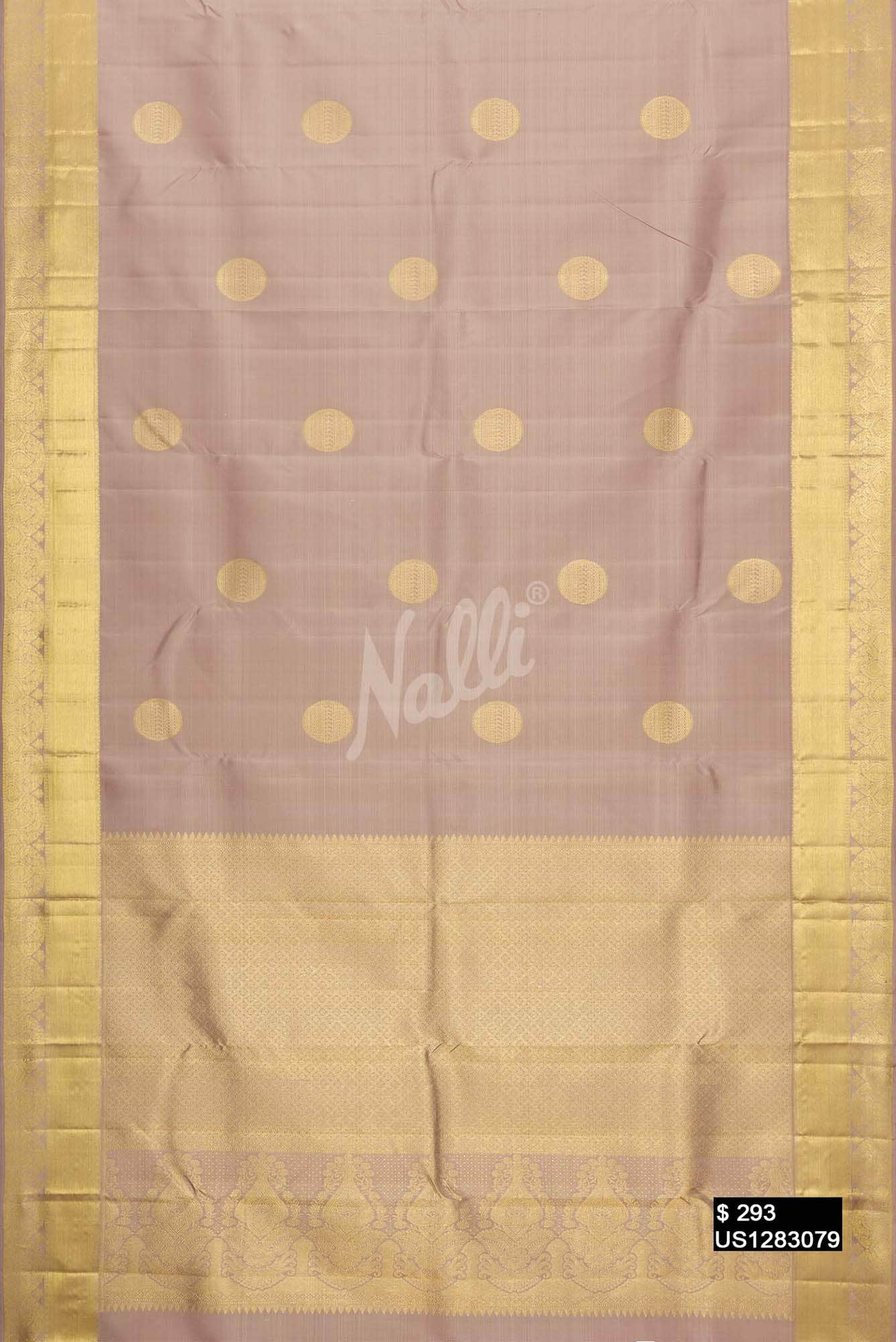 Brown Kanchipuram Silk Saree