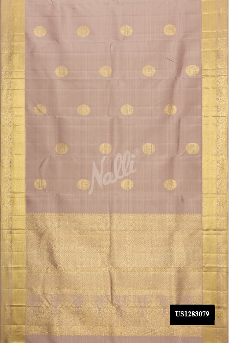 Brown Kanchipuram Silk Saree